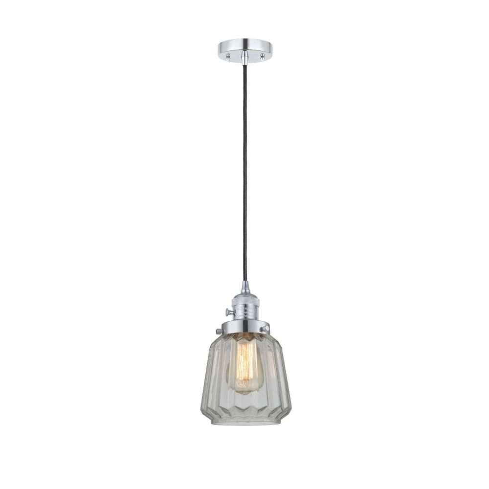 Innovations 201CSW-PC-G142 Chatham Mini Pendant with Switch in Polished Chrome