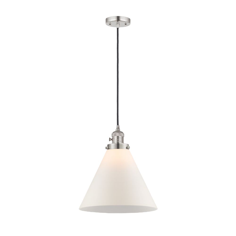 Innovations 201CSW-PN-G41-L Cone Mini Pendant with Switch in Polished Nickel