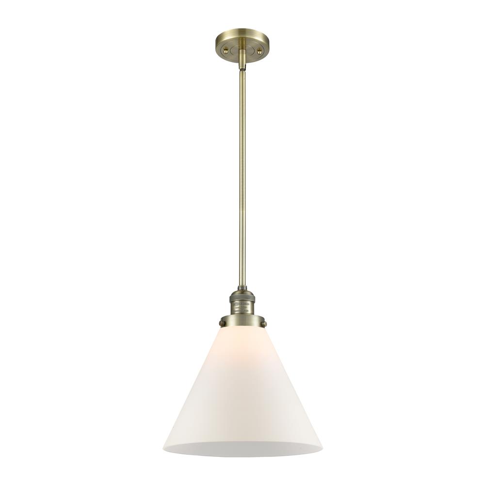 Innovations 201S-OB-G41-L 1 Light X-Large Cone 12 inch Pendant in Oil Rubbed Bronze