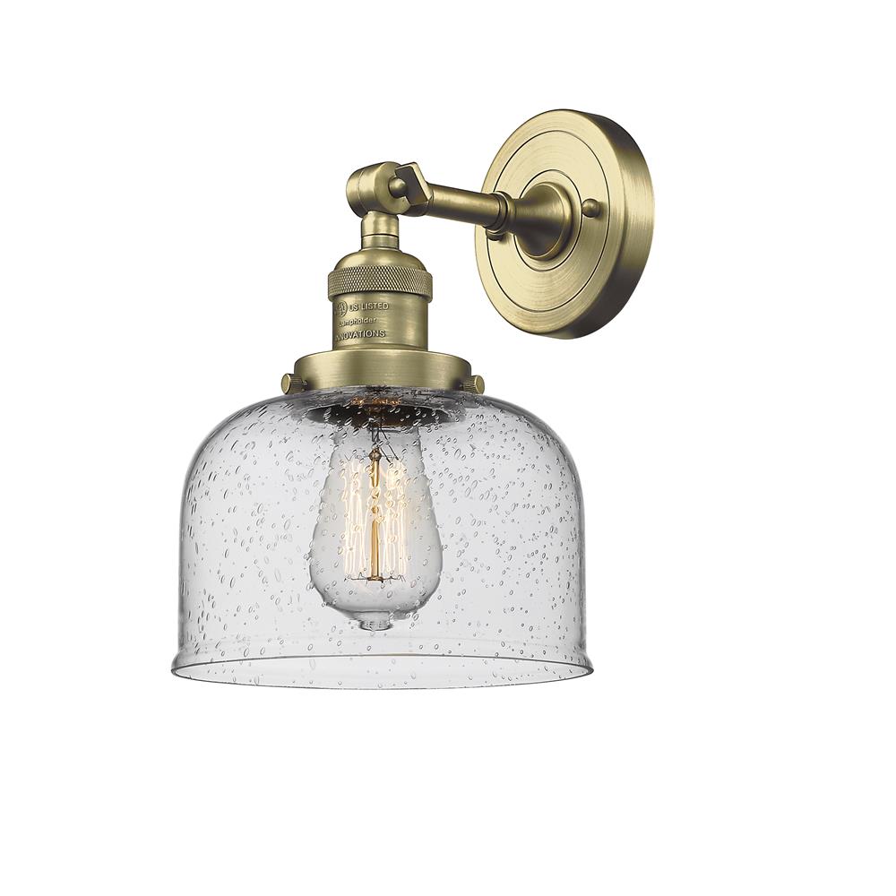 Innovations 203-AB-G74 1 Light Large Bell 8 inch Sconce
