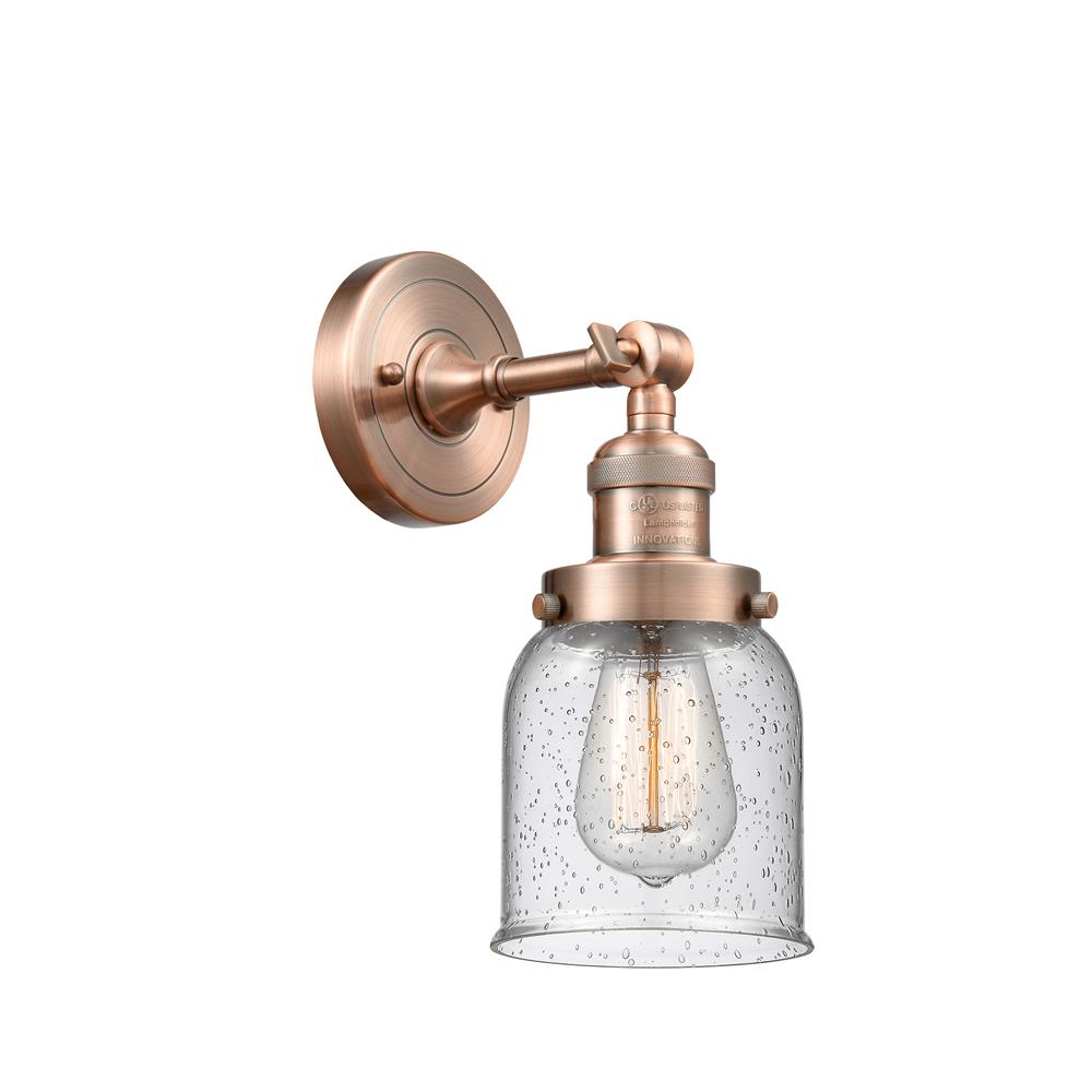 Innovations 203-AB-G54 1 Light Small Bell 5 inch Sconce