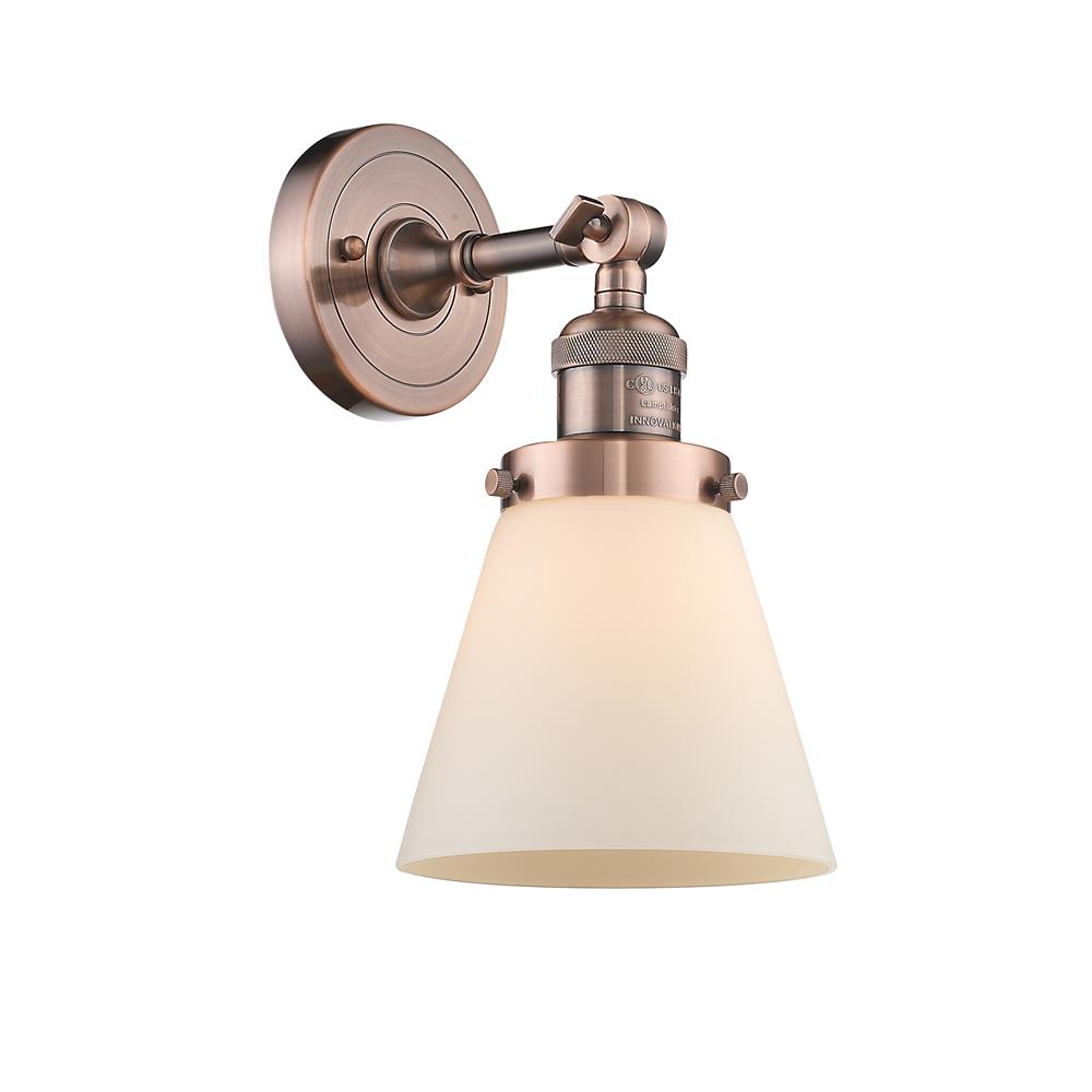 Innovations 203-AC-G61 1 Light Small Cone 6 inch Sconce
