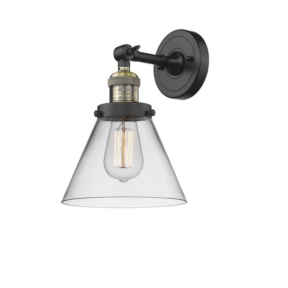 Innovations 203-BAB-G42 1 Light Large Cone 8 inch Sconce
