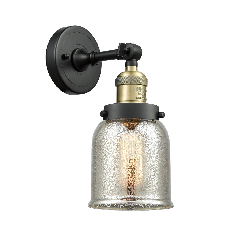 Innovations 203-BAB-G58-LED 1 Light Vintage Dimmable LED Small Bell 5 inch Sconce