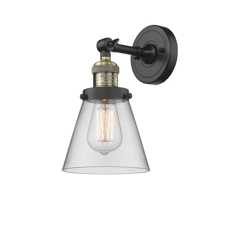 Innovations 203-BAB-G62 1 Light Small Cone 6 inch Sconce