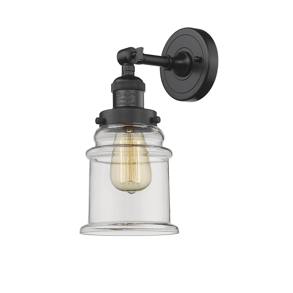 Innovations 203-OB-G182-LED 1 Light Vintage Dimmable LED Canton 6.5 inch Sconce in Oil Rubbed Bronze