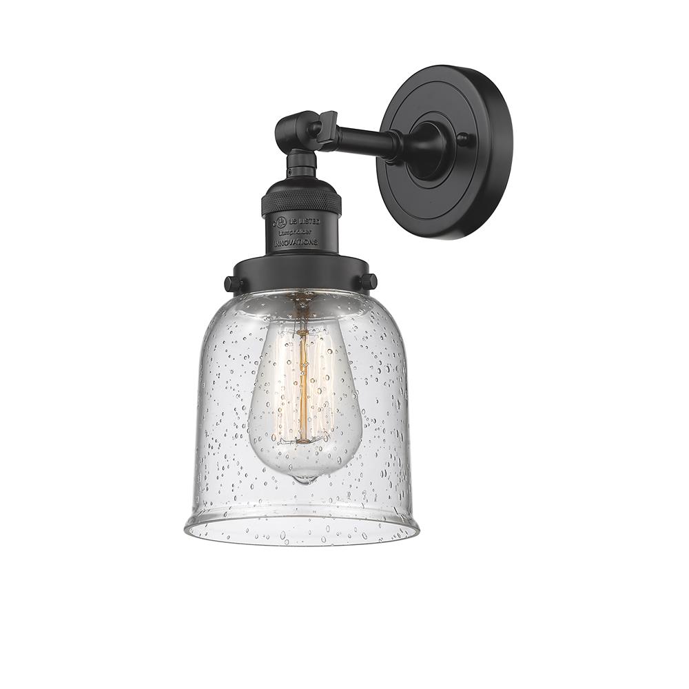 Innovations 203-OB-G54-LED 1 Light Vintage Dimmable LED Small Bell 5 inch Sconce in Oil Rubbed Bronze