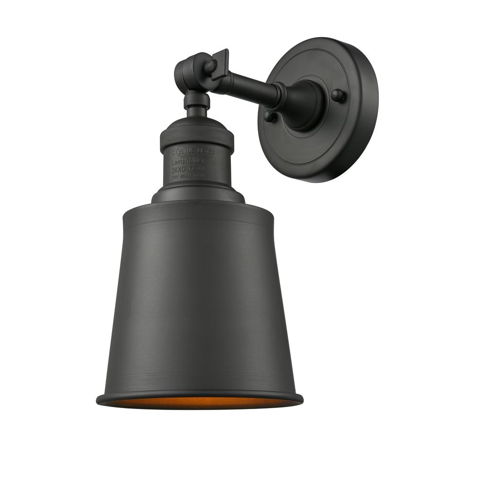Innovations 203-OB-M9-LED 1 Light Vintage Dimmable LED Addison 5 inch Sconce in Oil Rubbed Bronze