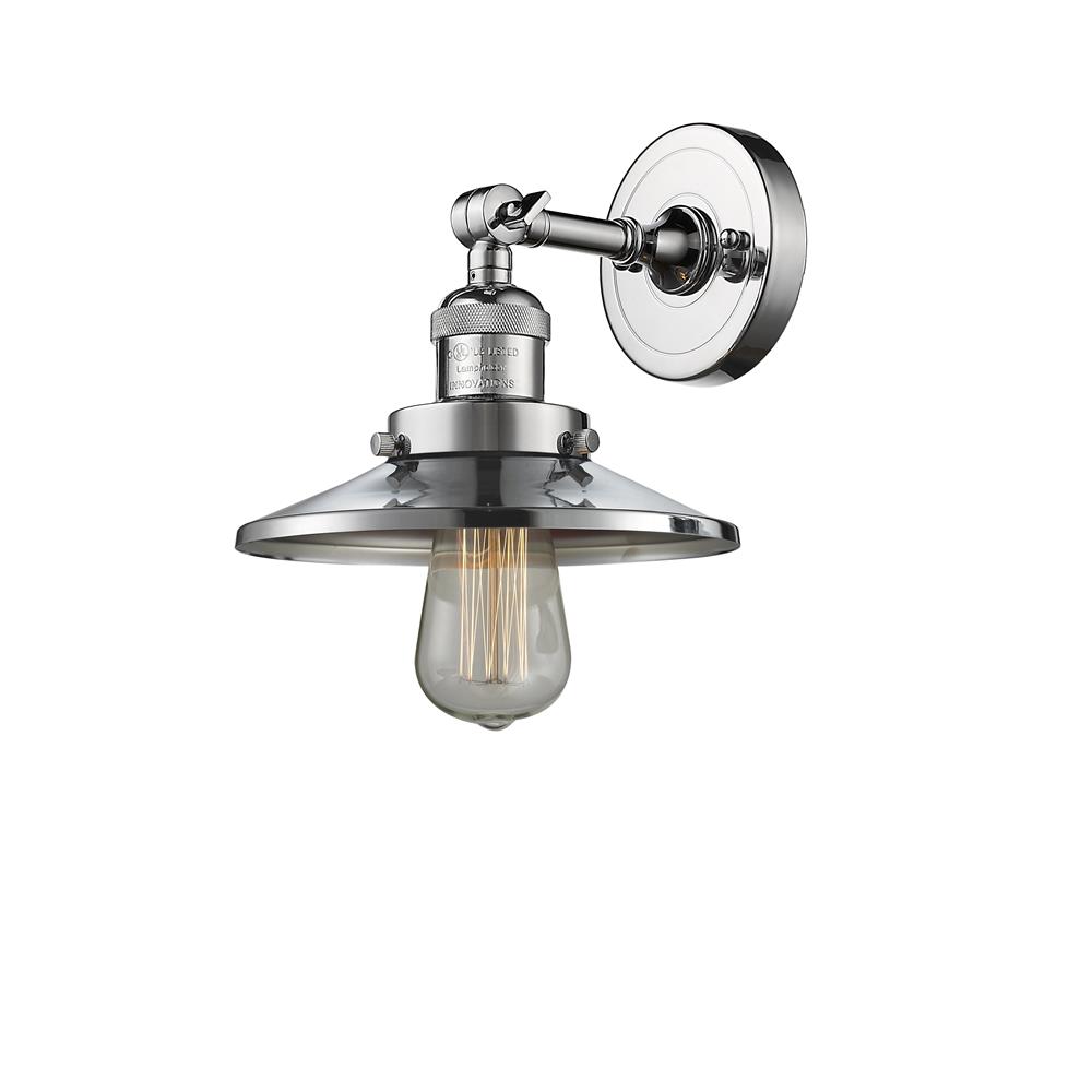 Innovations 203-PC-M7 1 Light Railroad 8 inch Sconce