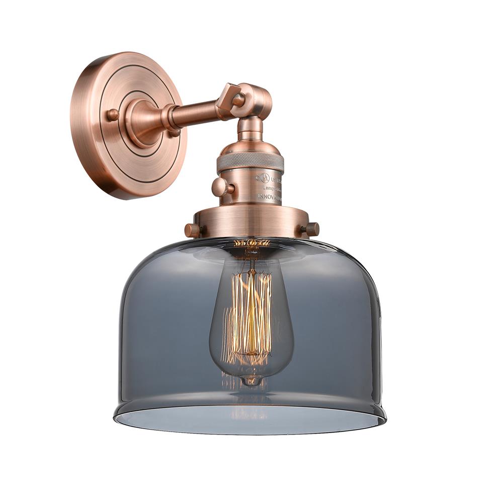 Innovations 203SW-AC-G73 1 Light Large Bell 8 inch Sconce with a "High-Low-Off" Switch.
