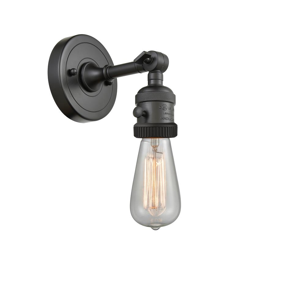 Innovations 203SW-OB Bare Bulb 1 Light Sconce in Oil Rubbed Bronze