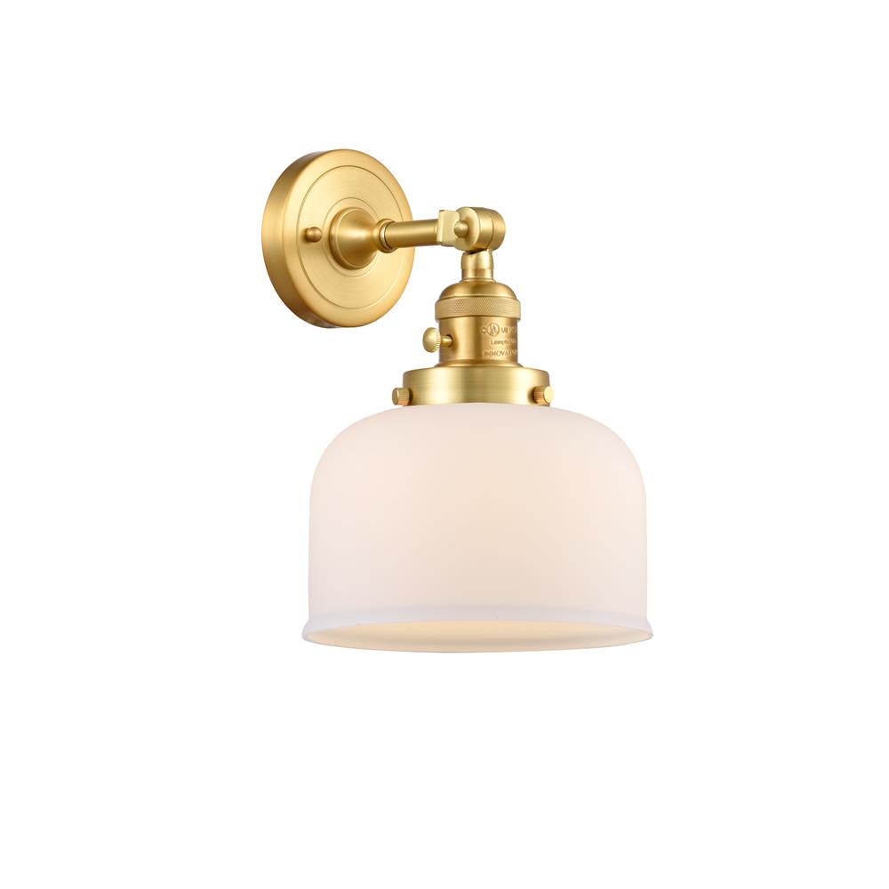 Innovations 203SW-SG-G71 Large Bell Sconce 1 Light  in Satin Gold