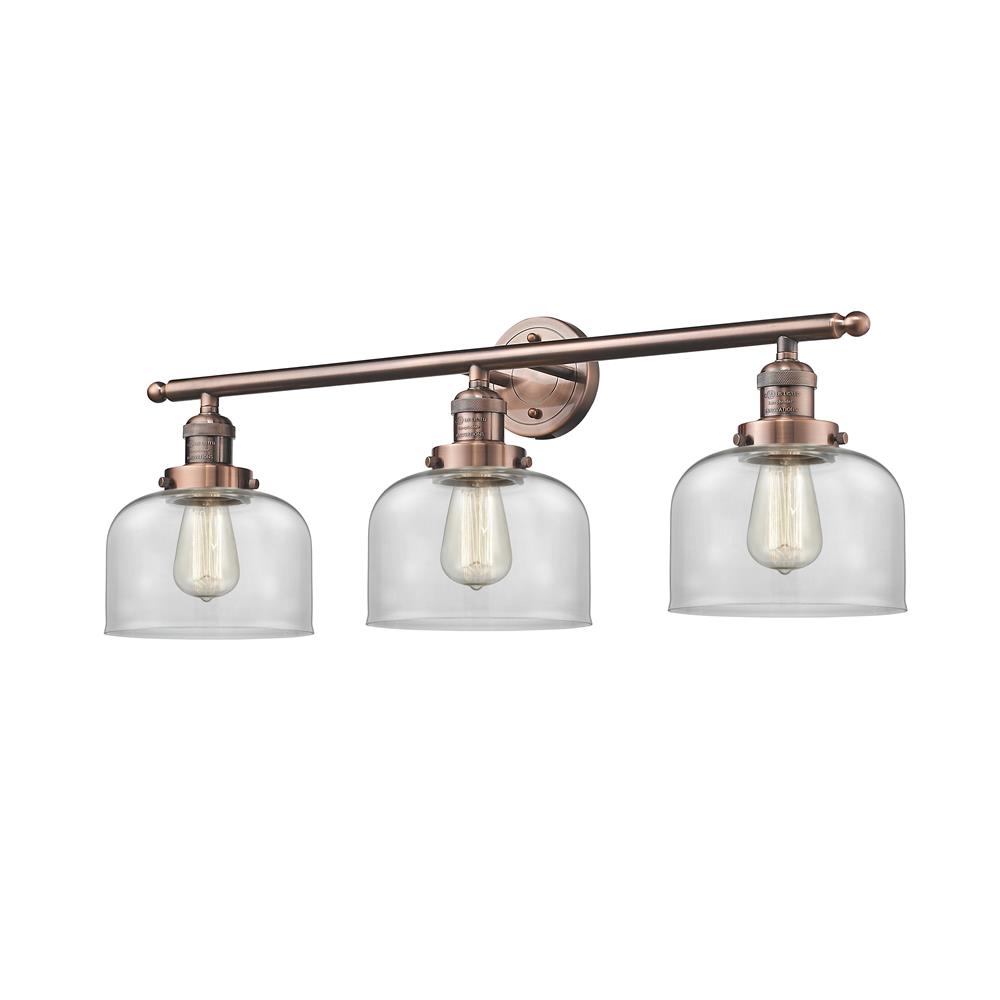 Innovations 205-AB-G72 3 Light Large Bell 32 inch Bathroom Fixture