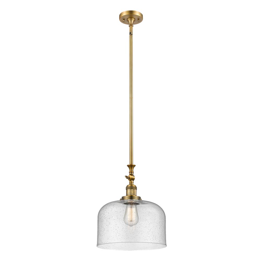 Innovations 206-BB-G74-L-LED 1 Light Vintage Dimmable LED X-Large Bell 12 inch Pendant in Brushed Brass