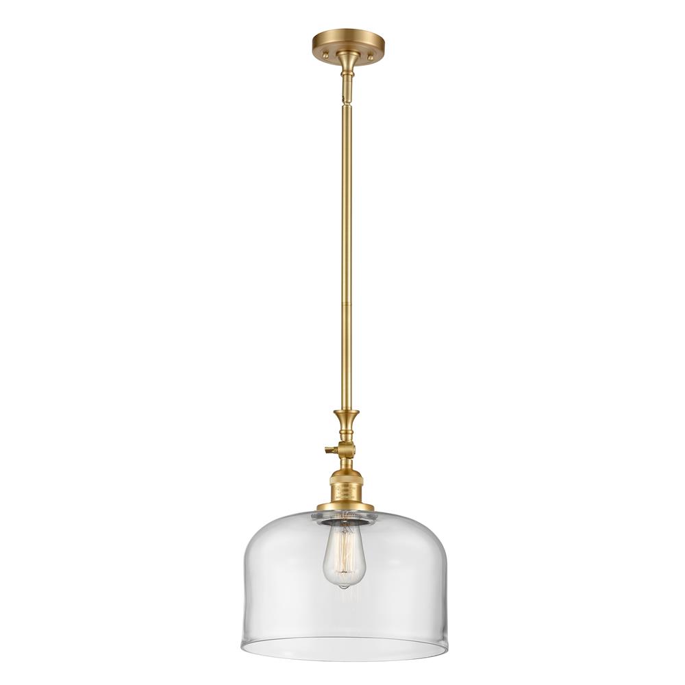 Innovations 206-SG-G72-L X-Large Bell 1 Light Mini Pendant in Satin Gold