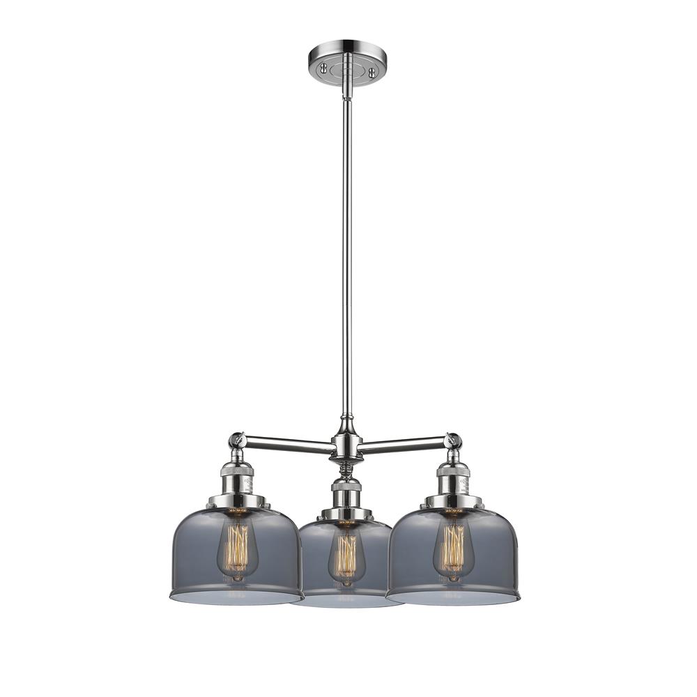 Innovations 207-PC-G73 3 Light Large Bell 22 inch Chandelier