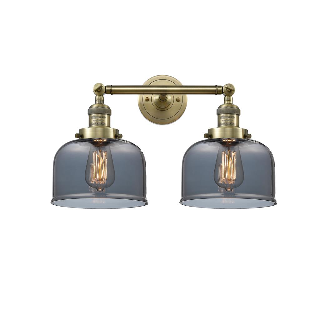Innovations 208-AB-G73 2 Light Large Bell 19 inch Bathroom Fixture