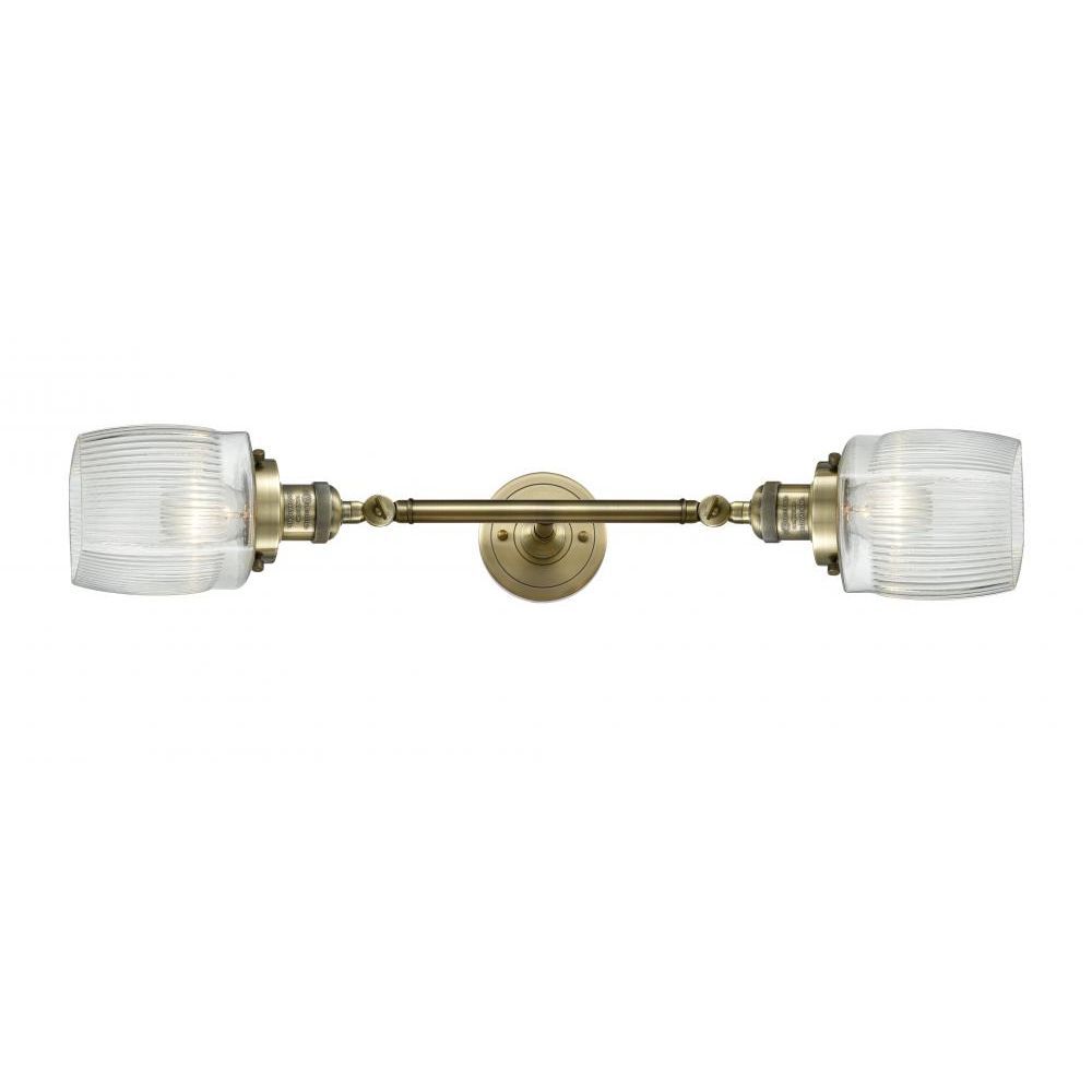 Innovations 208L-BB-G302-LED Brushed Brass Colton 2 Light Bath Vanity Light