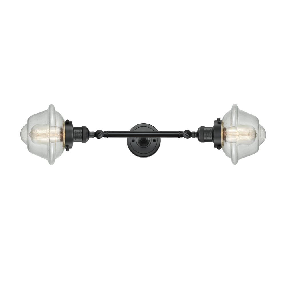 Innovations 208L-BK-G534-LED 2 Light Adjustable Vintage Vertical Bath Vanity Light