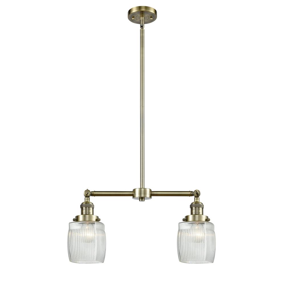 Innovations 209-AB-G302 2 Light Colton 22 inch Chandelier