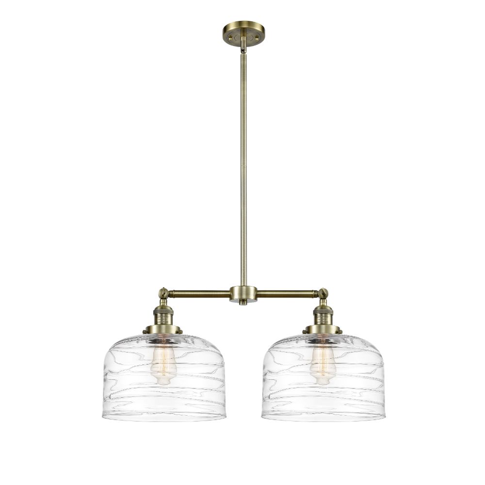 Innovations 209-AB-G713-L-LED Bell Island Light in Antique Brass