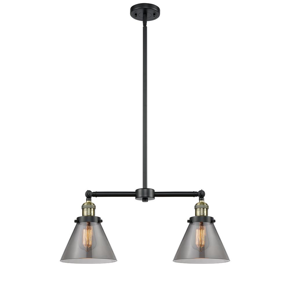 Innovations 209-BAB-G43 2 Light Large Cone 22 inch Chandelier