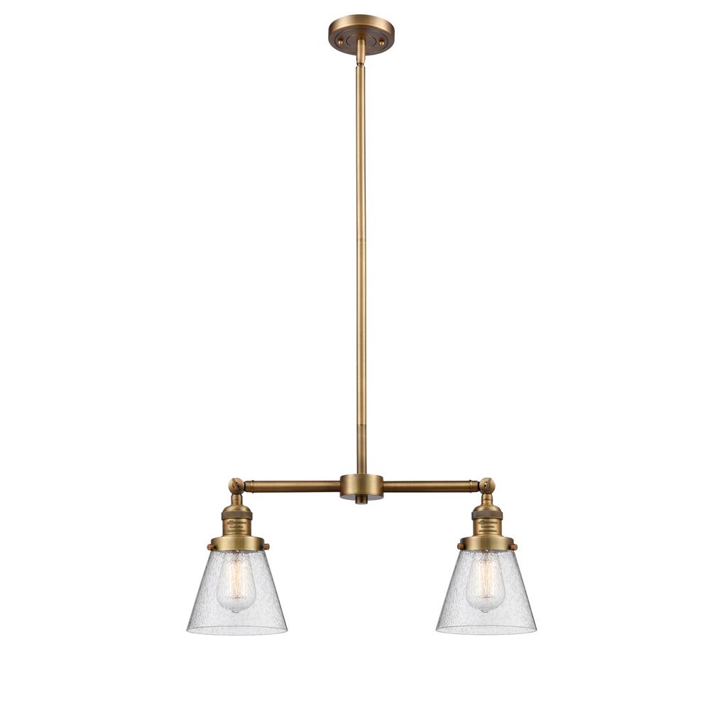 Innovations 209-BB-G64 2 Light Small Cone 22 inch Chandelier