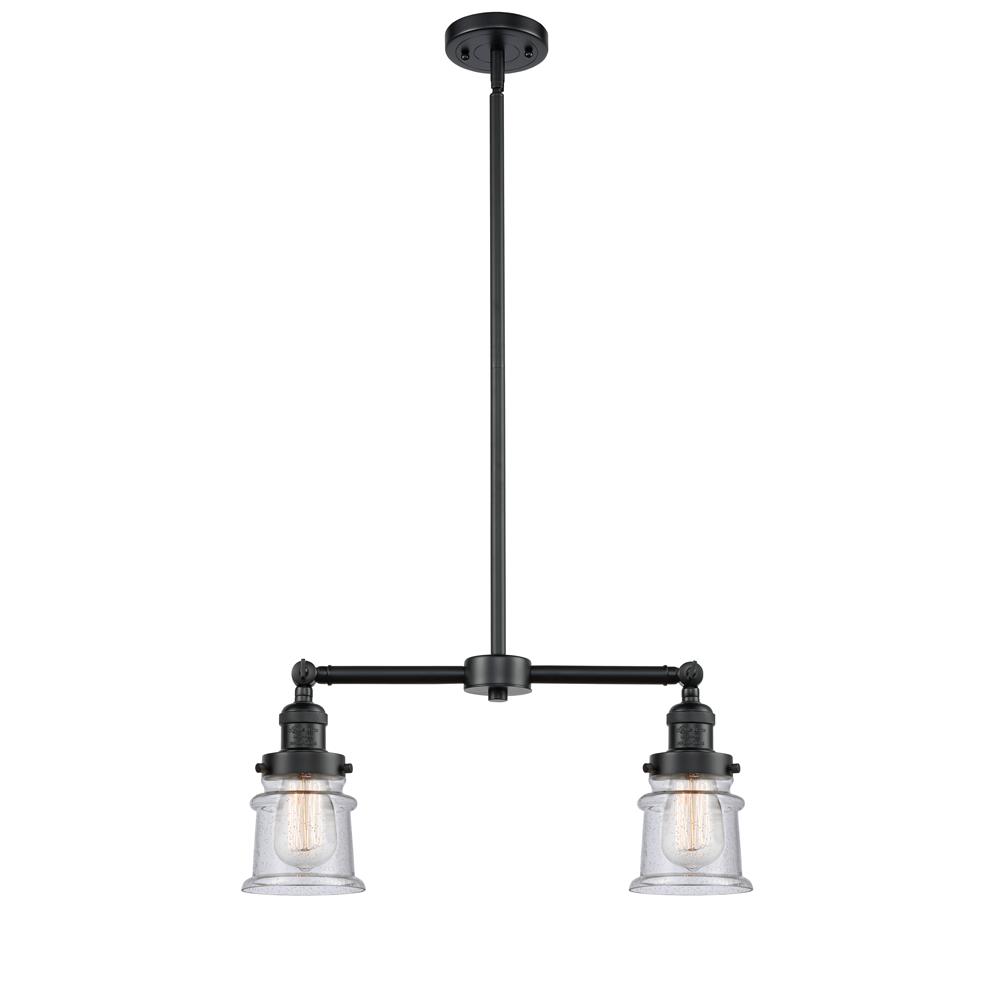 Innovations 209-OB-G184S Franklin Restoration Small Canton 2 Light Chandelier in Oil Rubbed Bronze