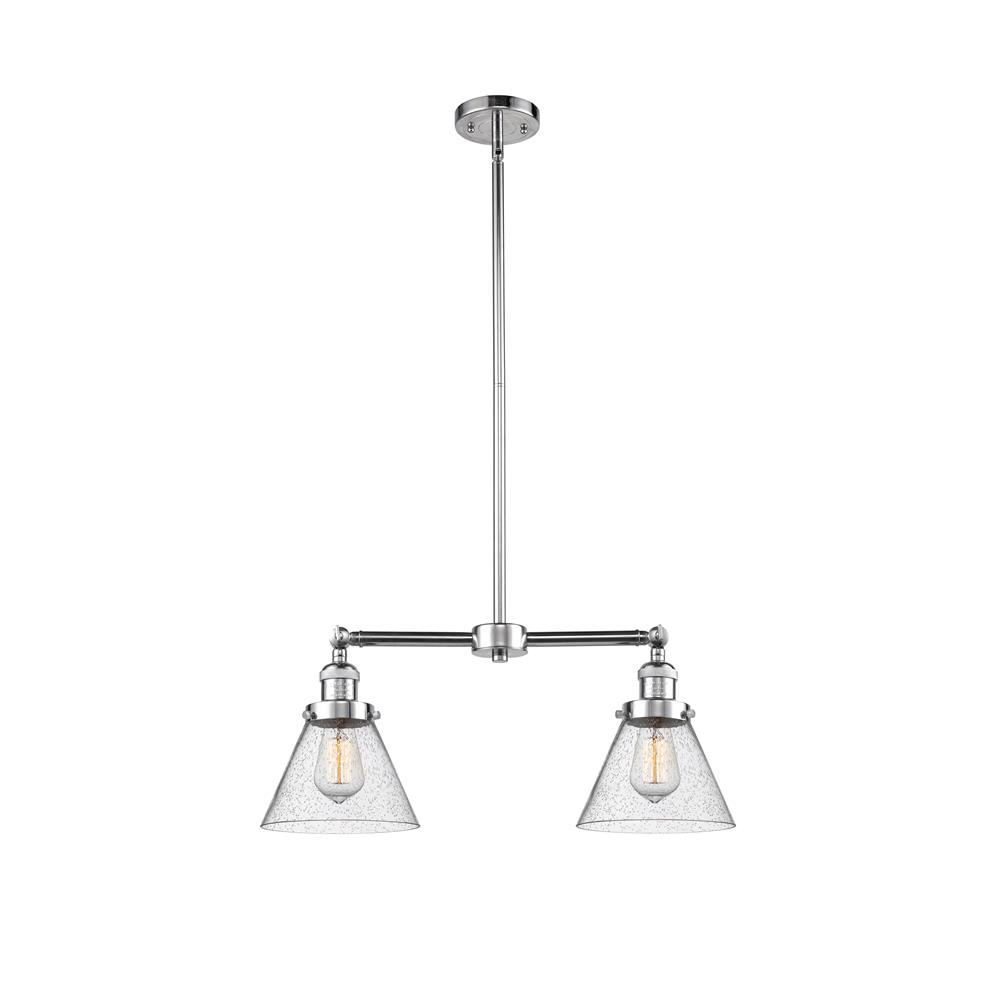 Innovations 209-PC-G44 2 Light Large Cone 22 inch Chandelier
