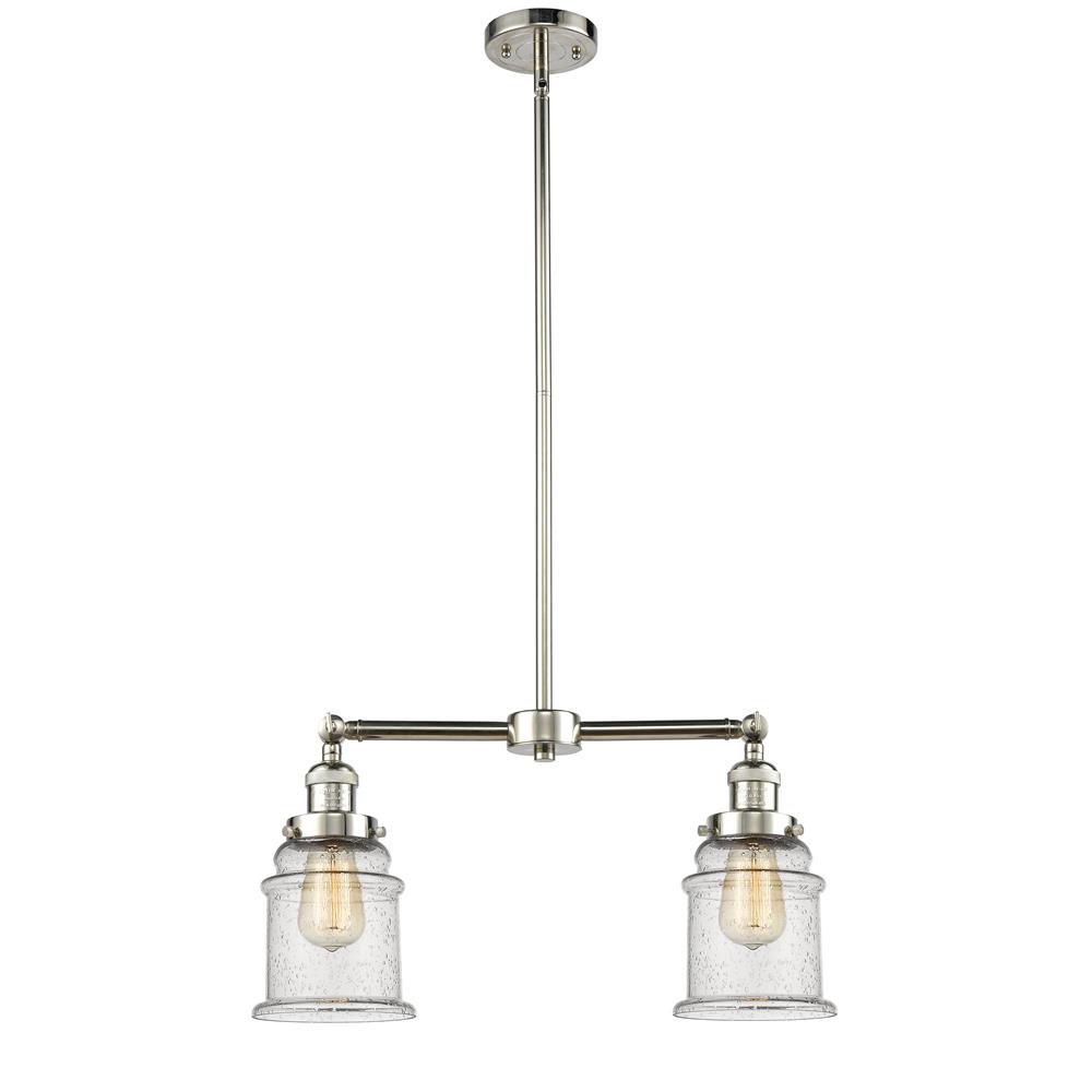 Innovations 209-PN-G184-LED 2 Light Vintage Dimmable LED Canton 22 inch Chandelier