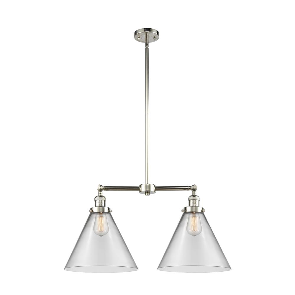 Innovations 209-PN-G42-L 2 Light X-Large Cone 22 inch Chandelier