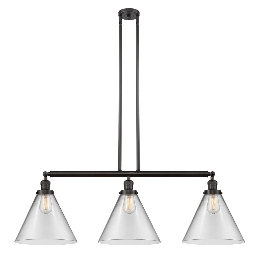 Innovations 213-OB-G42-L Oil Rubbed Bronze X-Large Cone 3 Light Island Light