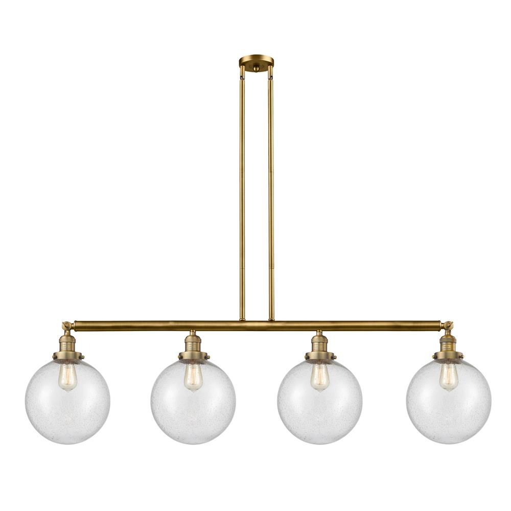 Innovations 214-BB-G204-10 X-Large Beacon 4 Light Island Light in Brushed Brass