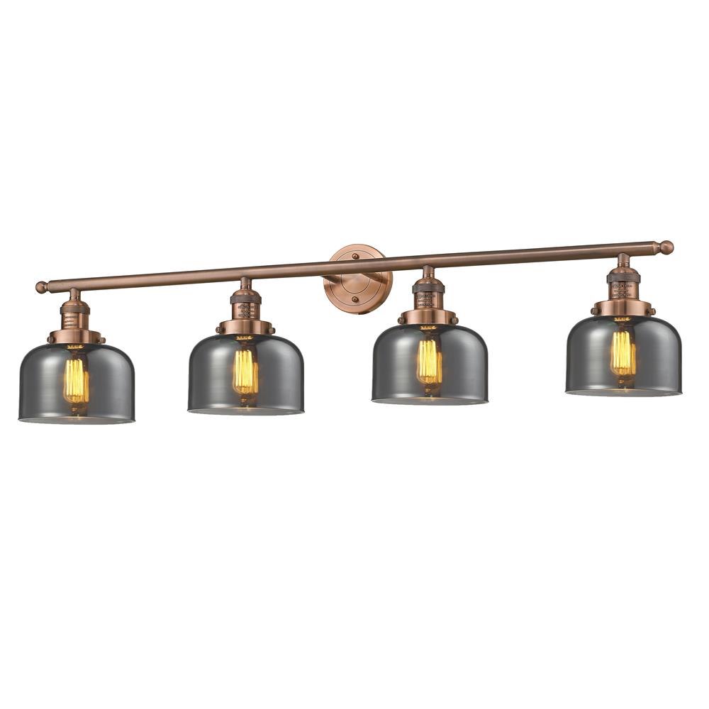 Innovations 215-AB-G73 4 Light Large Bell 44 inch Bathroom Fixture