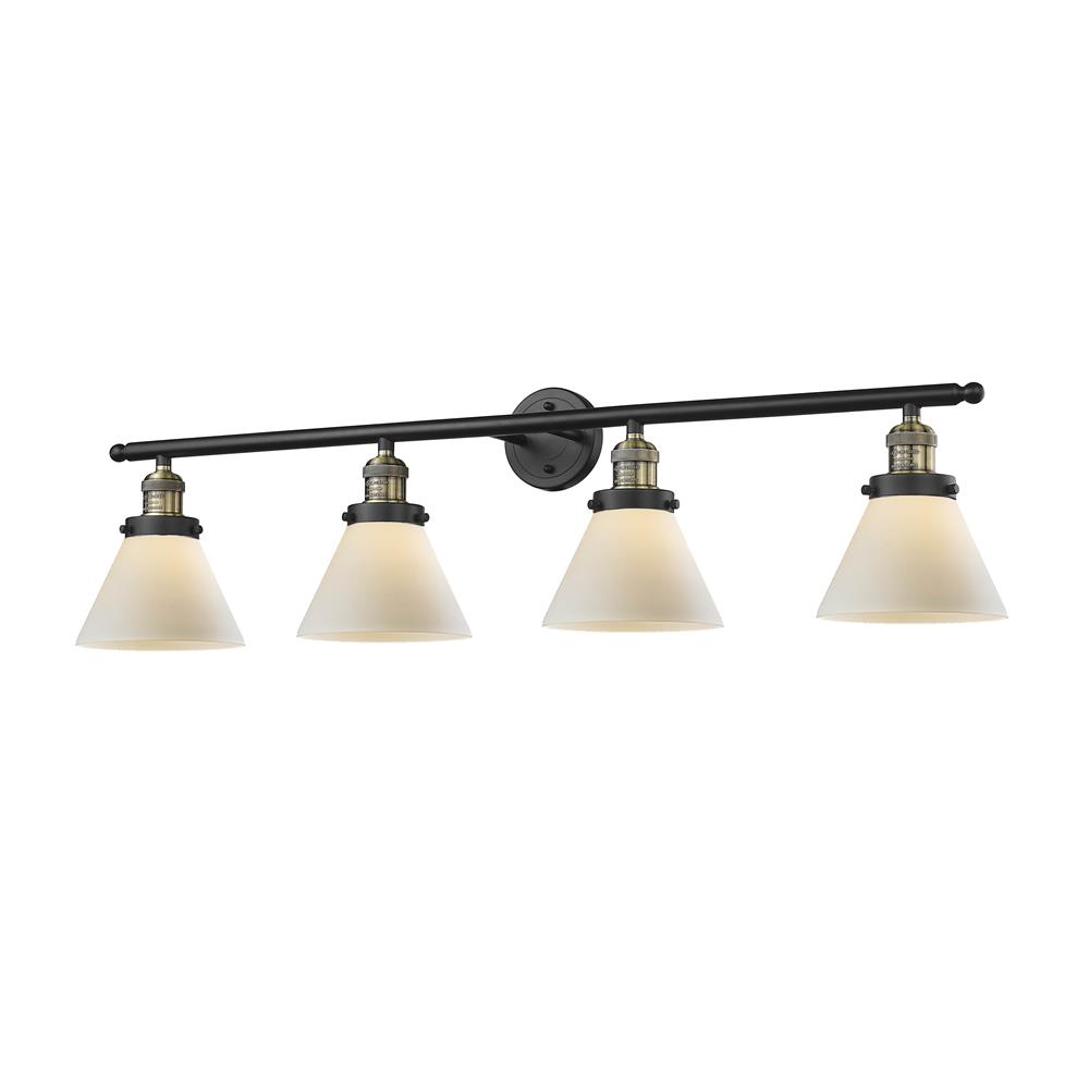 Innovations 215-BAB-G41 4 Light Large Cone 43.75 inch Bathroom Fixture