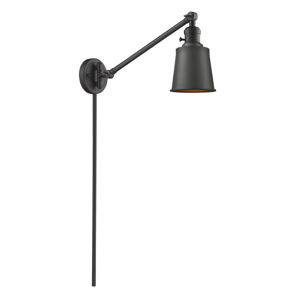 Innovations 237-OB-M9-LED 1 Light Vintage Dimmable LED Addison 8 inch Swing Arm in Oil Rubbed Bronze