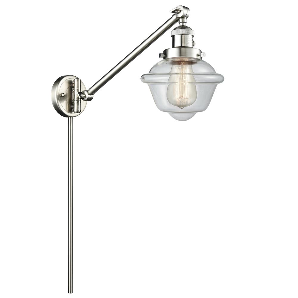 Innovations 237-SN-G532 1 Light Small Oxford 25 inch Swing Arm with a High-Low-Off Switch.