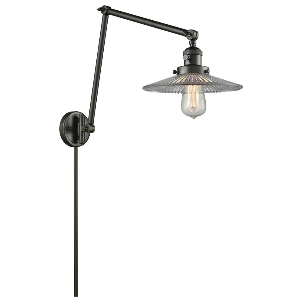 Innovations 238-OB-G2-LED 1 Light Vintage Dimmable LED Halophane 10 inch Swing Arm in Oil Rubbed Bronze
