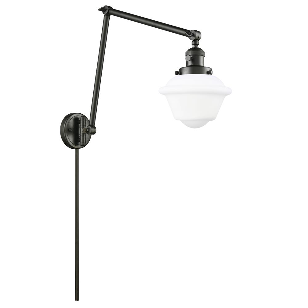 Innovations 238-OB-G531 Oil Rubbed Bronze Small Oxford 1 Light Swing Arm