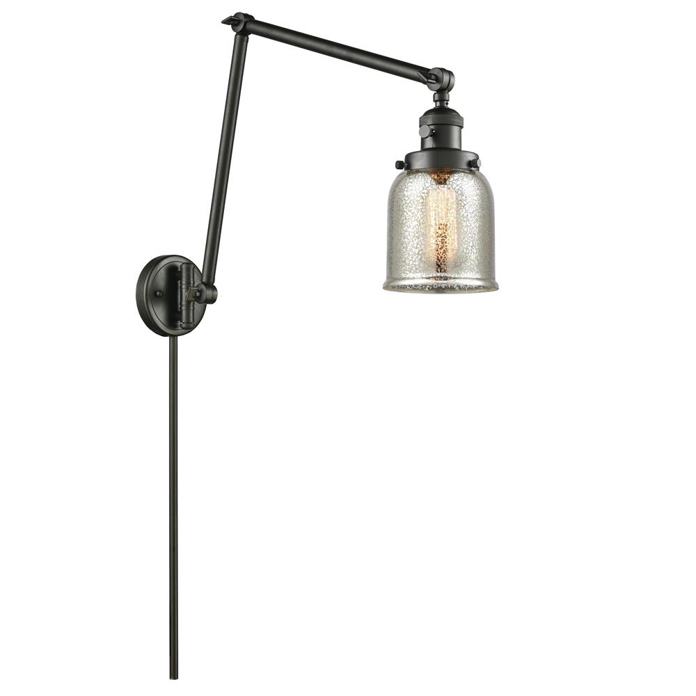 Innovations 238-OB-G58 Oil Rubbed Bronze Small Bell 1 Light Swing Arm