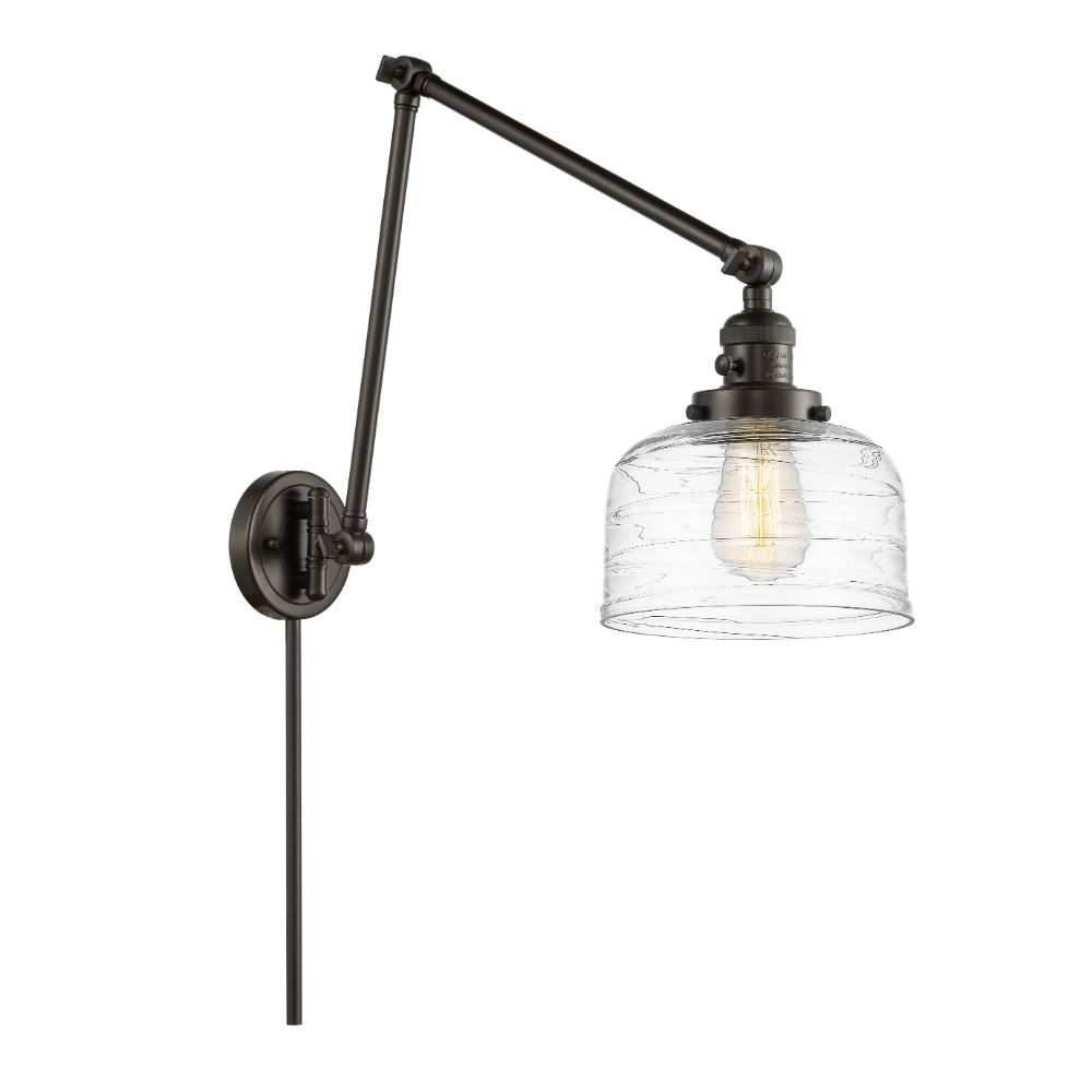 Innovations 238-OB-G713-LED Bell Swing Arm With Switch in Oil Rubbed Bronze