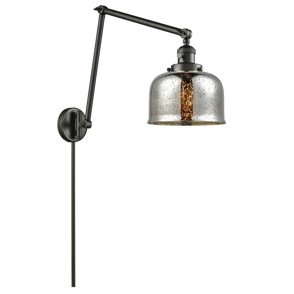 Innovations 238-OB-G78 Oil Rubbed Bronze Large Bell 1 Light Swing Arm