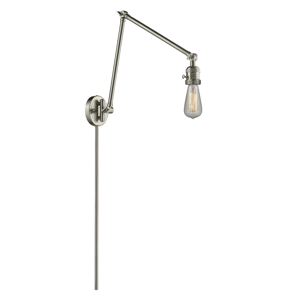 Innovations 238-SN 1 Light Bare Bulb 5 inch Swing Arm with a High-Low-Off Switch.