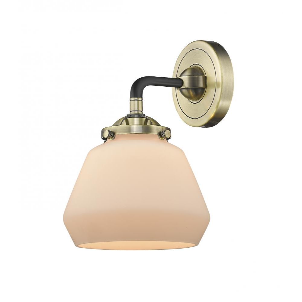 Innovations 284-1W-OB-G172 Fulton 1 Light Sconce in Oil Rubbed Bronze