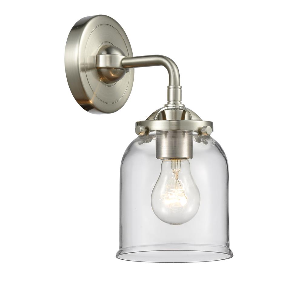 Innovations 284-1W-SN-G52 Nouveau Small Bell 1 Light Sconce in Brushed Satin Nickel