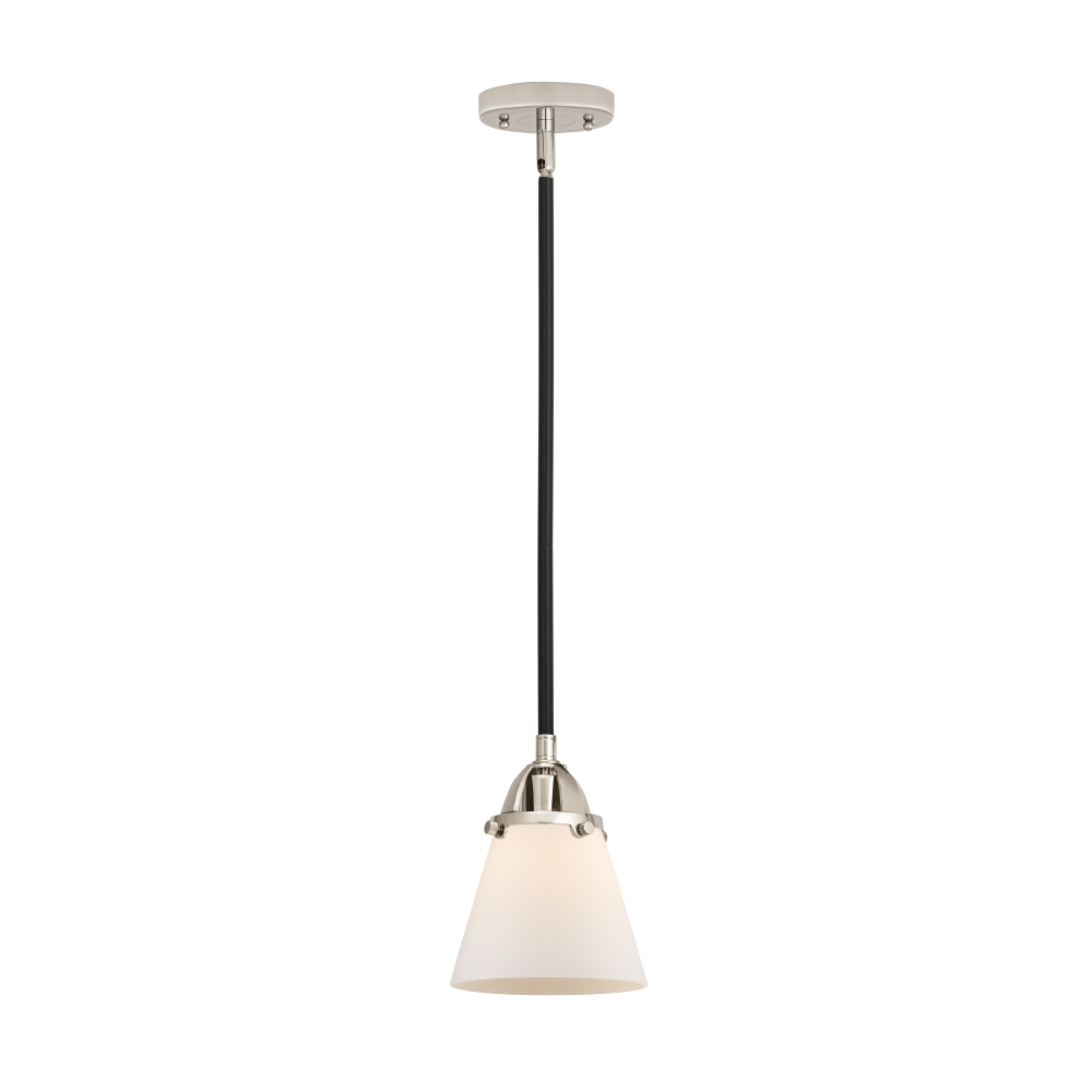 Innovations 288-1S-BPN-G61 Small Cone 1 Light  6.25 inch Mini Pendant in Black Polished Nickel