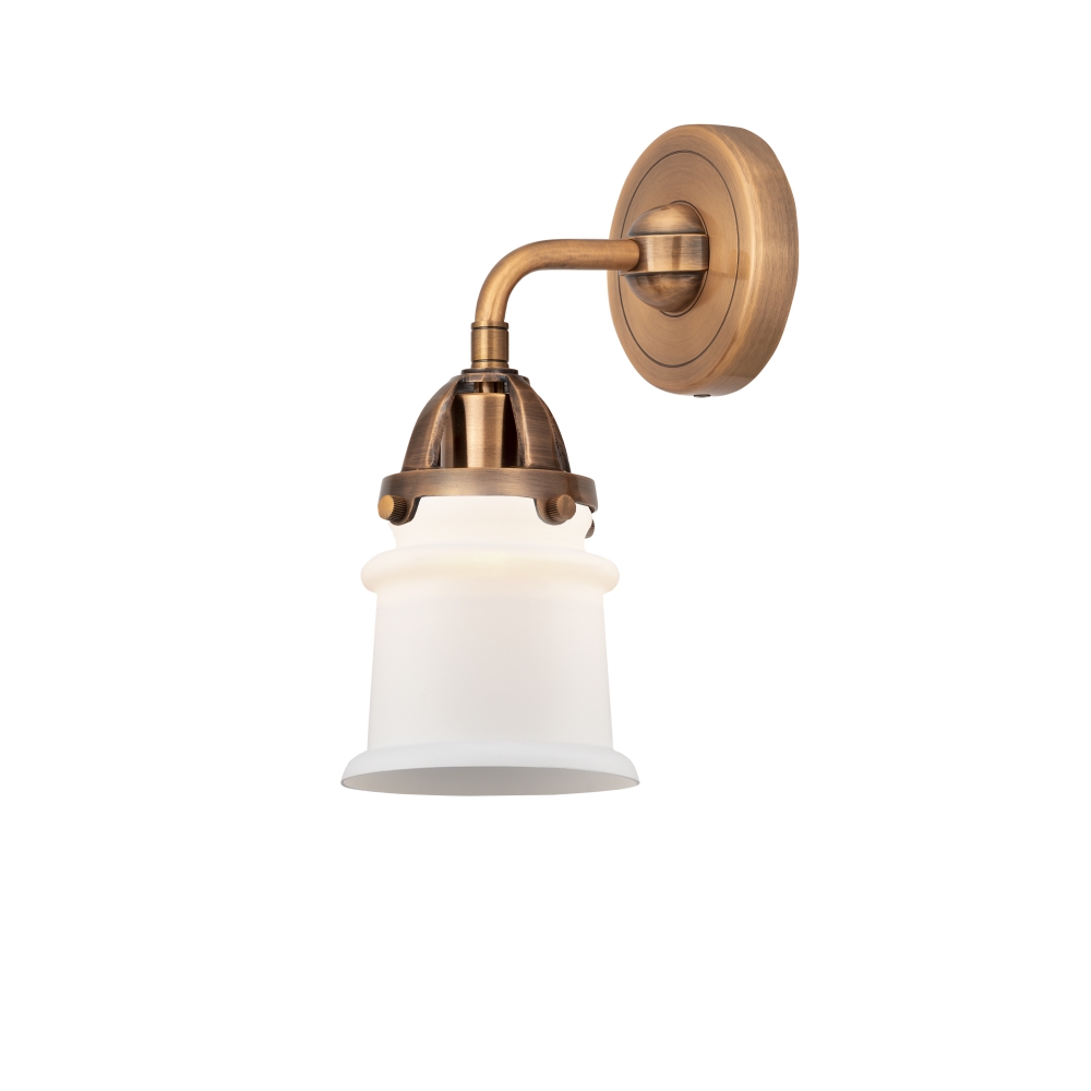 Innovations 288-1W-AC-G181S Small Canton 1 Light  5.25 inch Sconce in Antique Copper