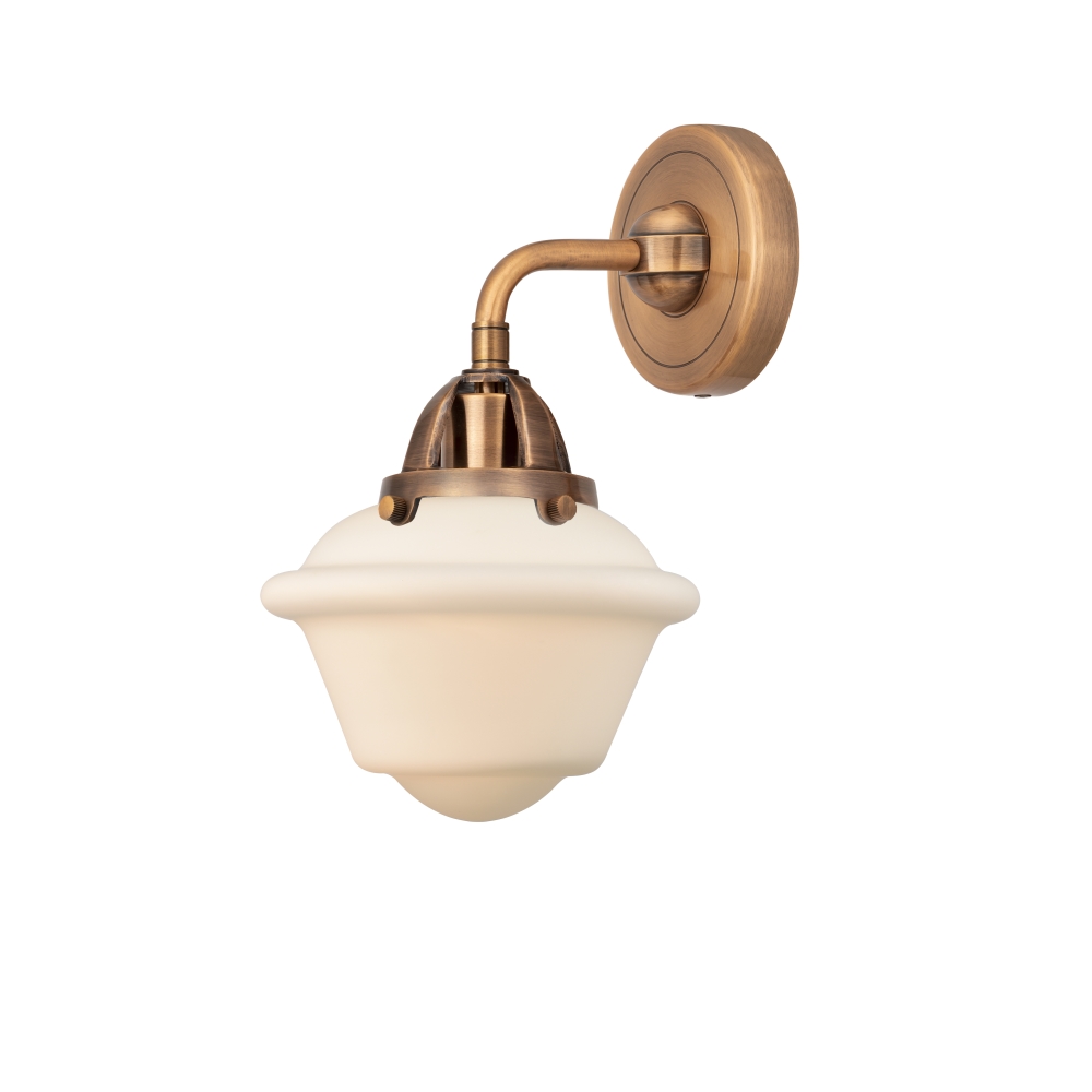 Innovations 288-1W-AC-G531 Small Oxford 1 Light  7.5 inch Sconce in Antique Copper