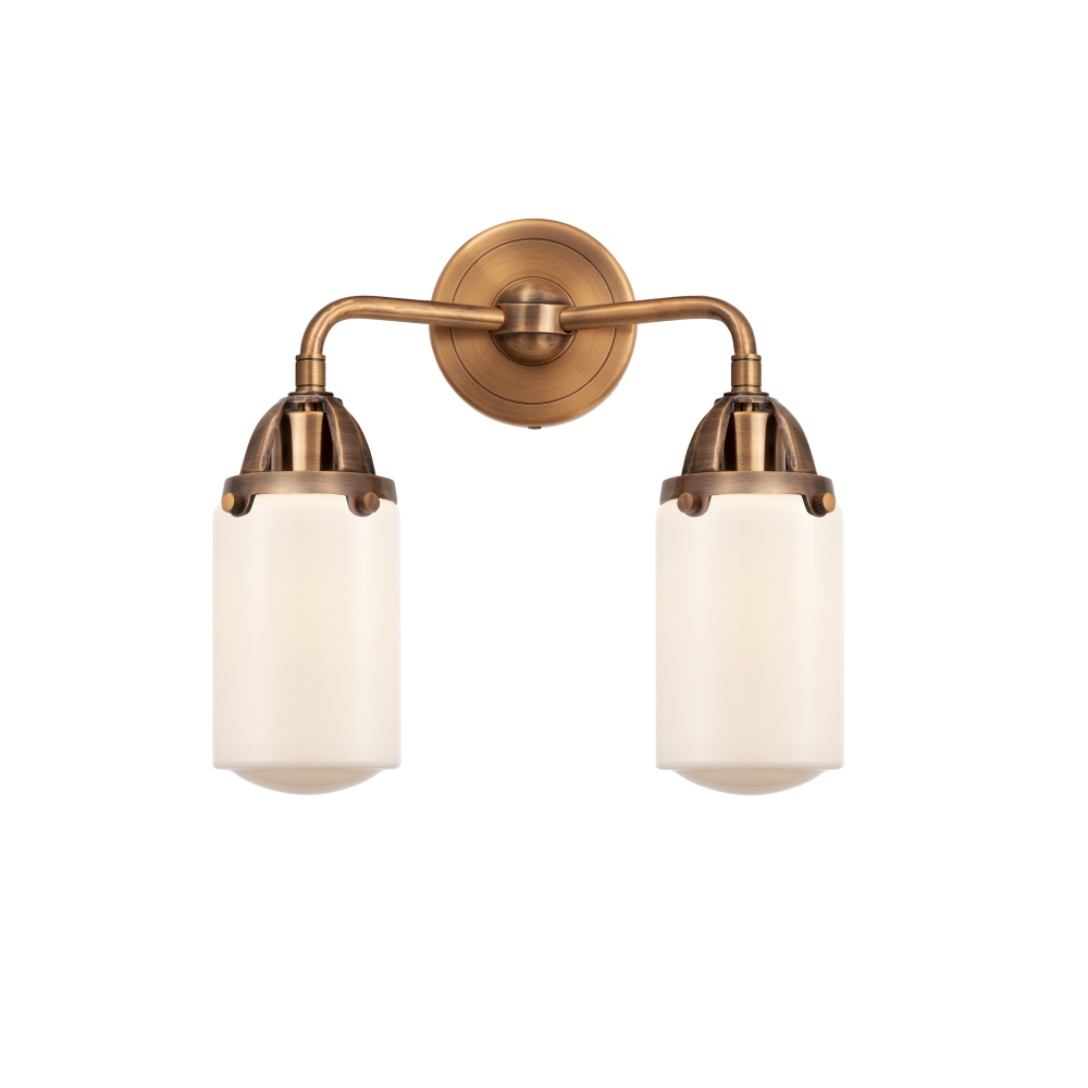 Innovations 288-2W-AC-G311 Dover 2 Light  12.5 inch Bath Vanity Light in Antique Copper