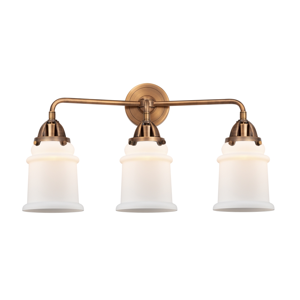 Innovations 288-3W-AC-G181 Canton 3 Light  24 inch Bath Vanity Light in Antique Copper